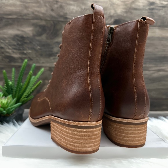 KorkEase Shoes Nib Kork Ease Calista Lace Up Combat Bootie Ankle